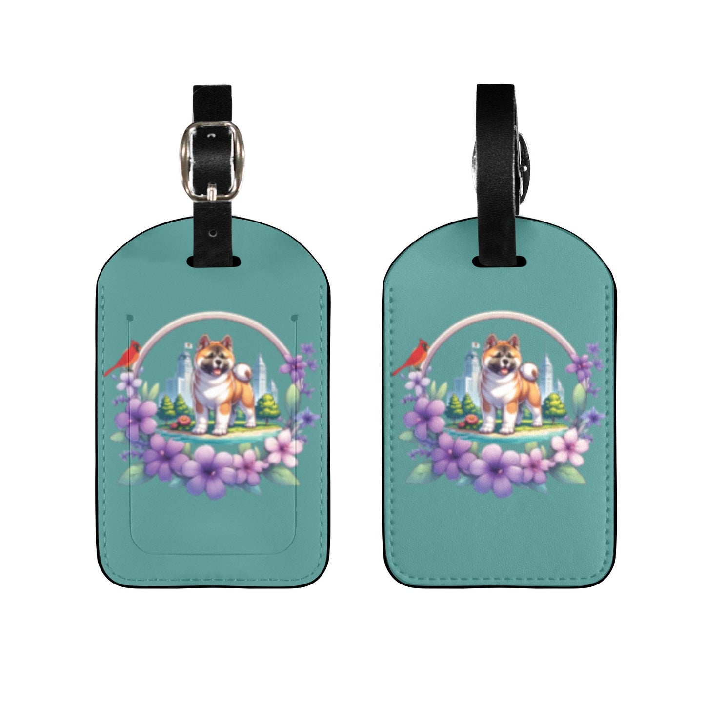 IL Akita Luggage Tag