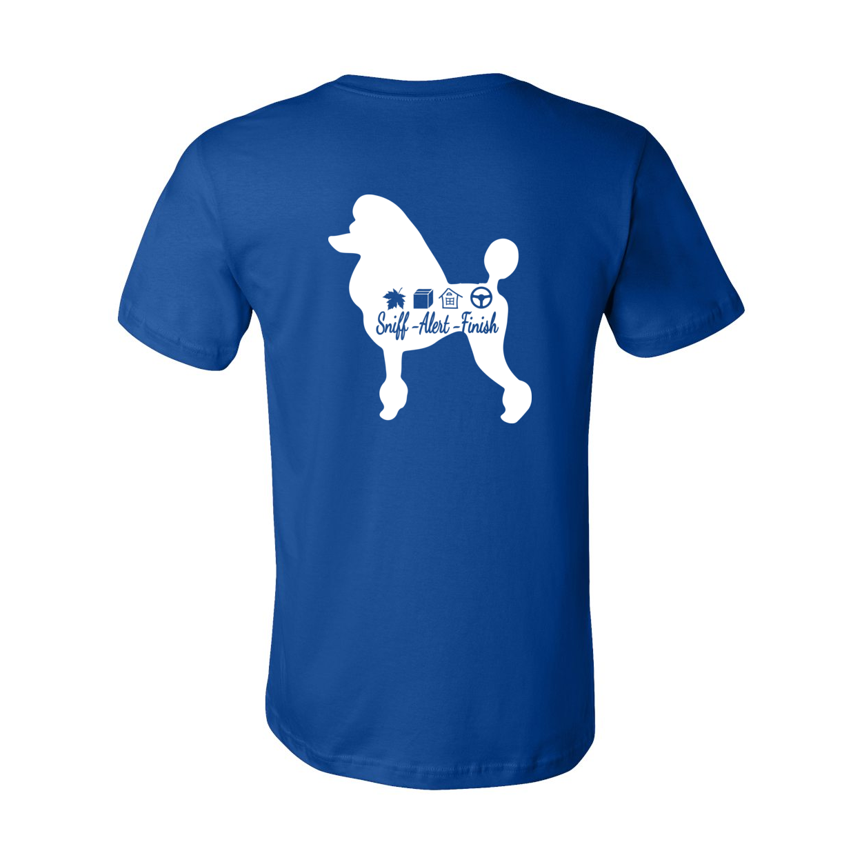 Scent Poodle Show Cut F/B Unisex Short Sleeve Jersey Tee