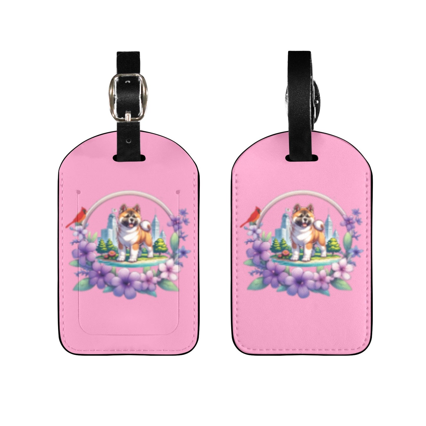 IL Akita Luggage Tag