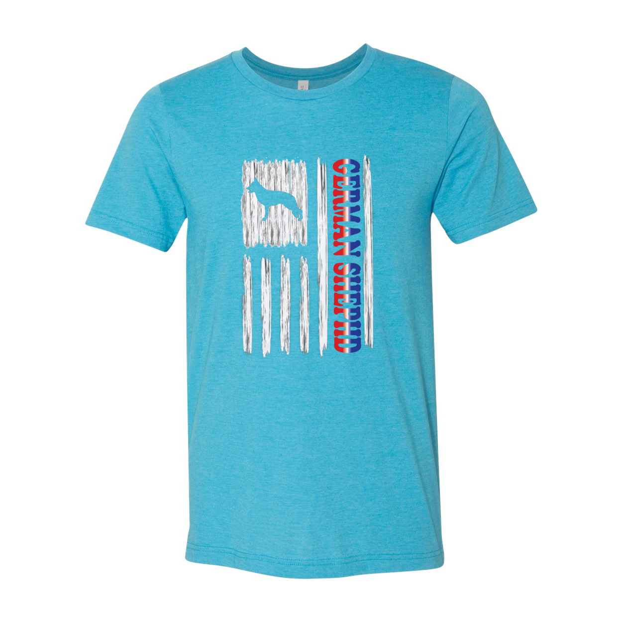 GSD RWB Vertical Flag Unisex Short Sleeve Jersey Tee