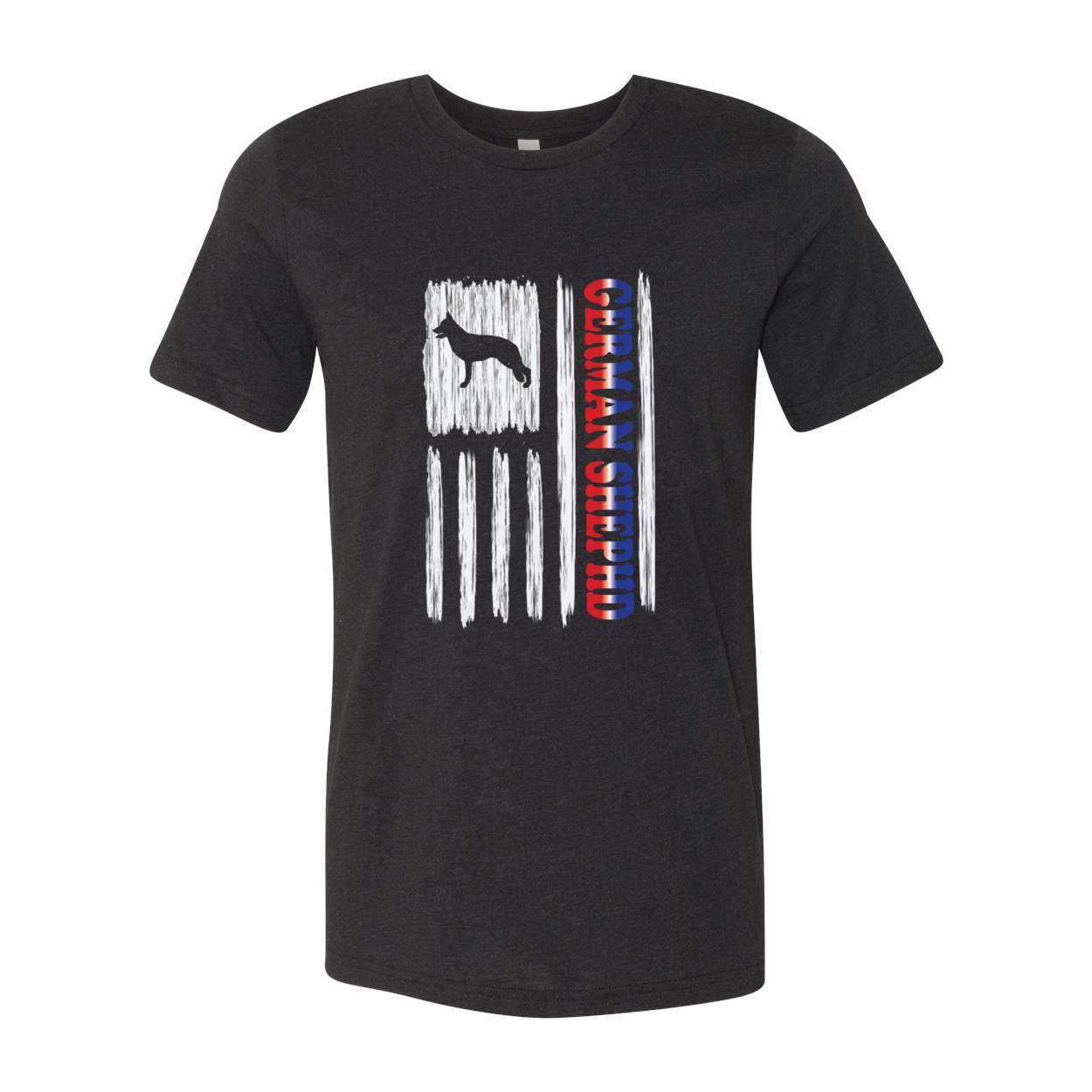 GSD RWB Vertical Flag Unisex Short Sleeve Jersey Tee