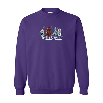 Sussex Tis The Season Winter Heavy Blend Crewneck Sweatshirt