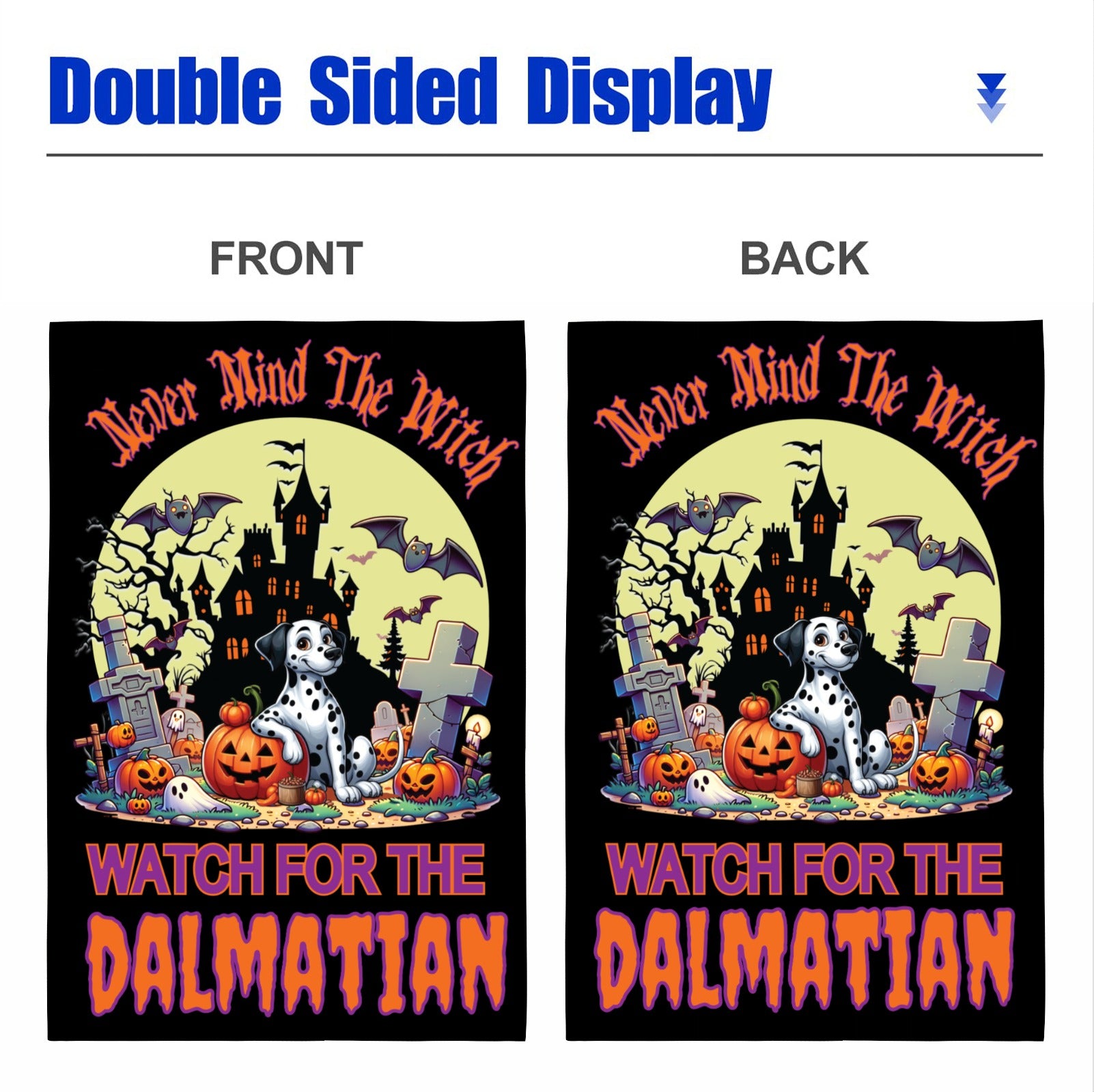 Halloween Non-Sporting Breed Garden Flags - 12 x 18