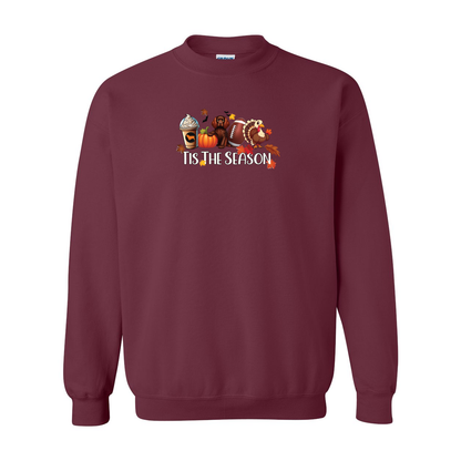 Sussex Tis The Season Fall Heavy Blend Crewneck Sweatshirt