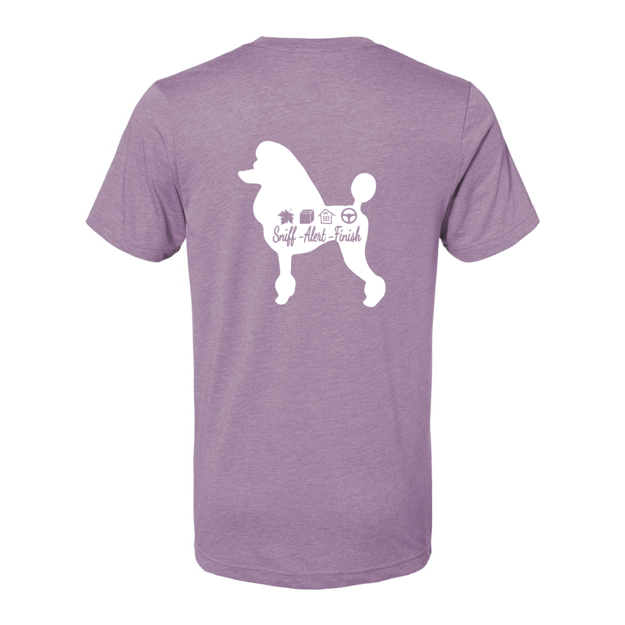 Scent Poodle Show Cut F/B Unisex Short Sleeve Jersey Tee