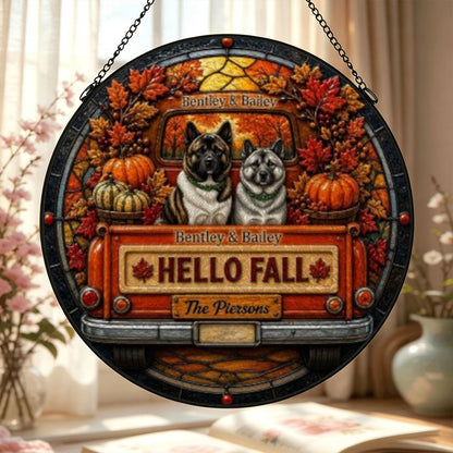 Stained Glass Suncatcher Window Hanging (Made in USA) baileybently2 baileyBendlystainglass