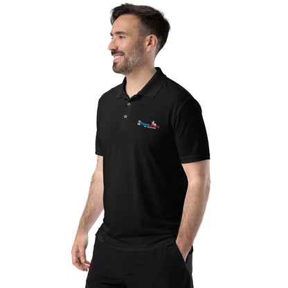 Paws and Purrs adidas performance polo shirt