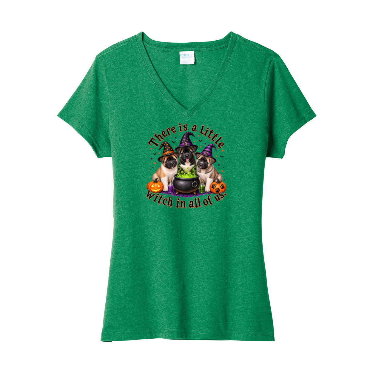 Little Witch in all of us LPC455V Port & Company ® Ladies Fan Favorite ™ Blend V-Neck Tee