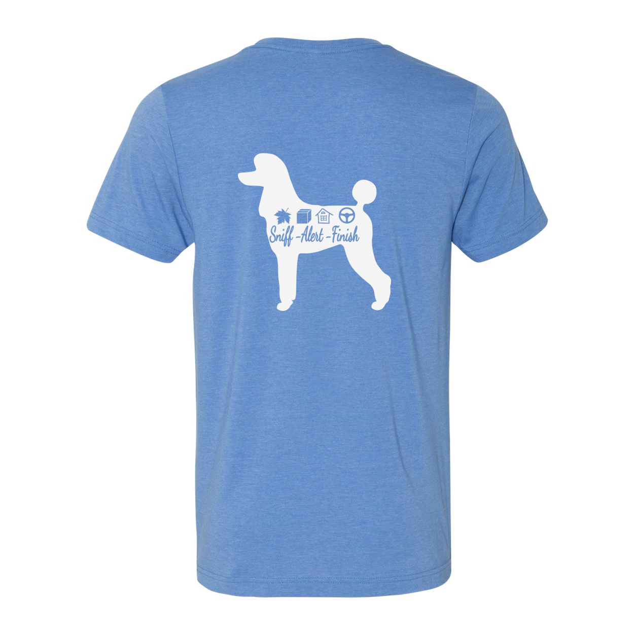 Scent Poodle 2 F/B Unisex Short Sleeve Jersey Tee