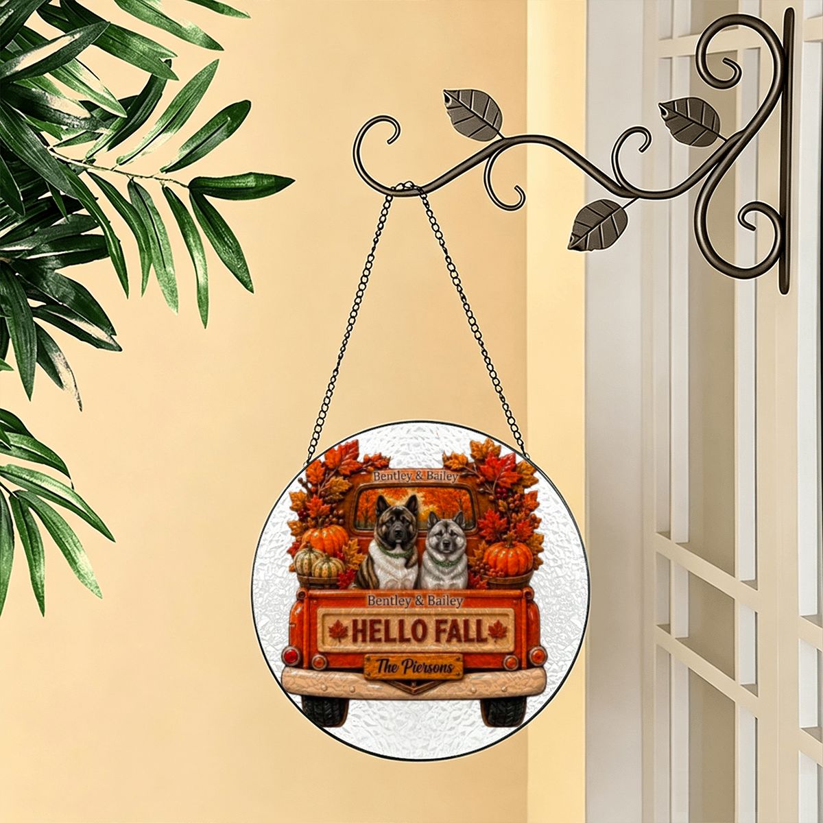 Stained Glass Suncatcher Window Hanging (Made in USA) baileybently2