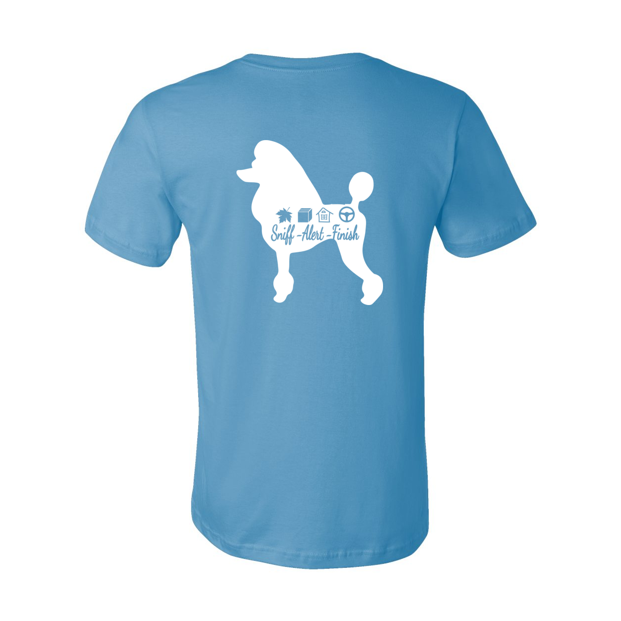 Scent Poodle Show Cut F/B Unisex Short Sleeve Jersey Tee