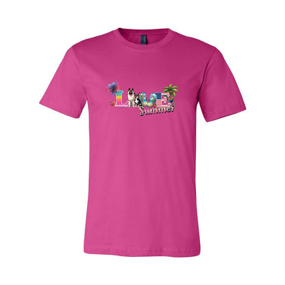 Summer Akita Rat T Unisex Short Sleeve Jersey Tee