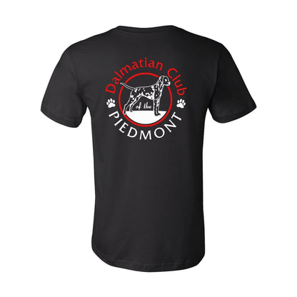 Dal Club Front Back Red White 3001 Unisex Short Sleeve Jersey Tee