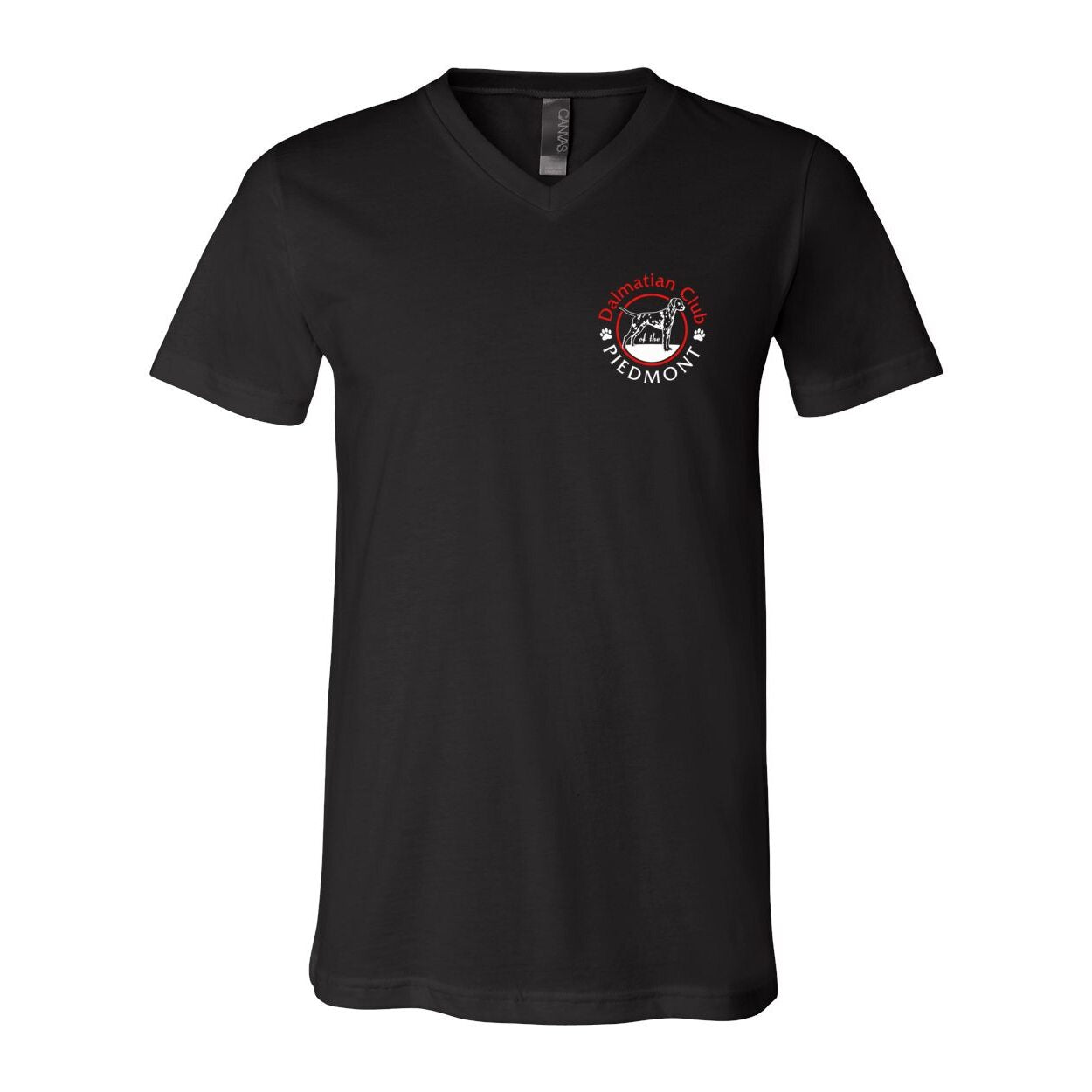 Dalmatian Club Unisex Short Sleeve V-Neck Jersey Tee