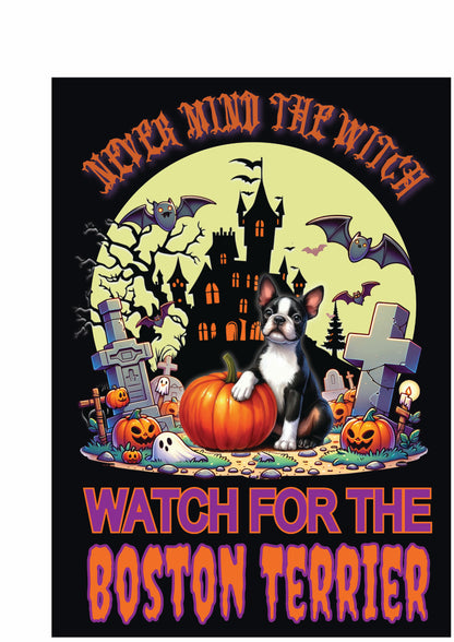 Halloween Non-Sporting Breed Garden Flags
