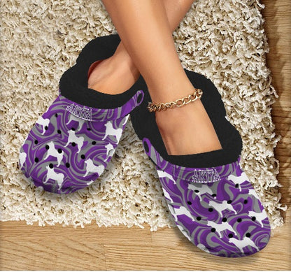 Custom Fleece lined Foam Clogs For Adults