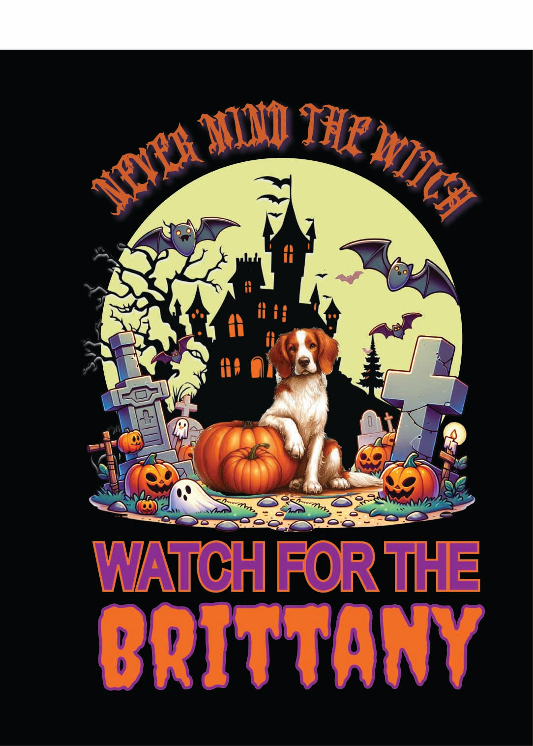 sporting Halloween garden flag