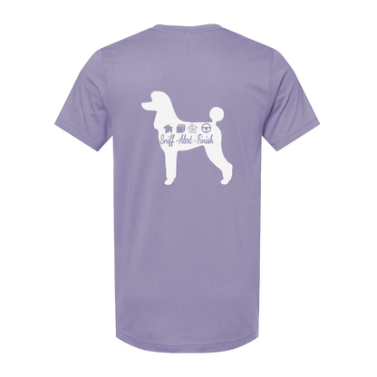 Scent Poodle 2 F/B Unisex Short Sleeve Jersey Tee