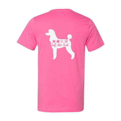 Scent Poodle 2 F/B Unisex Short Sleeve Jersey Tee