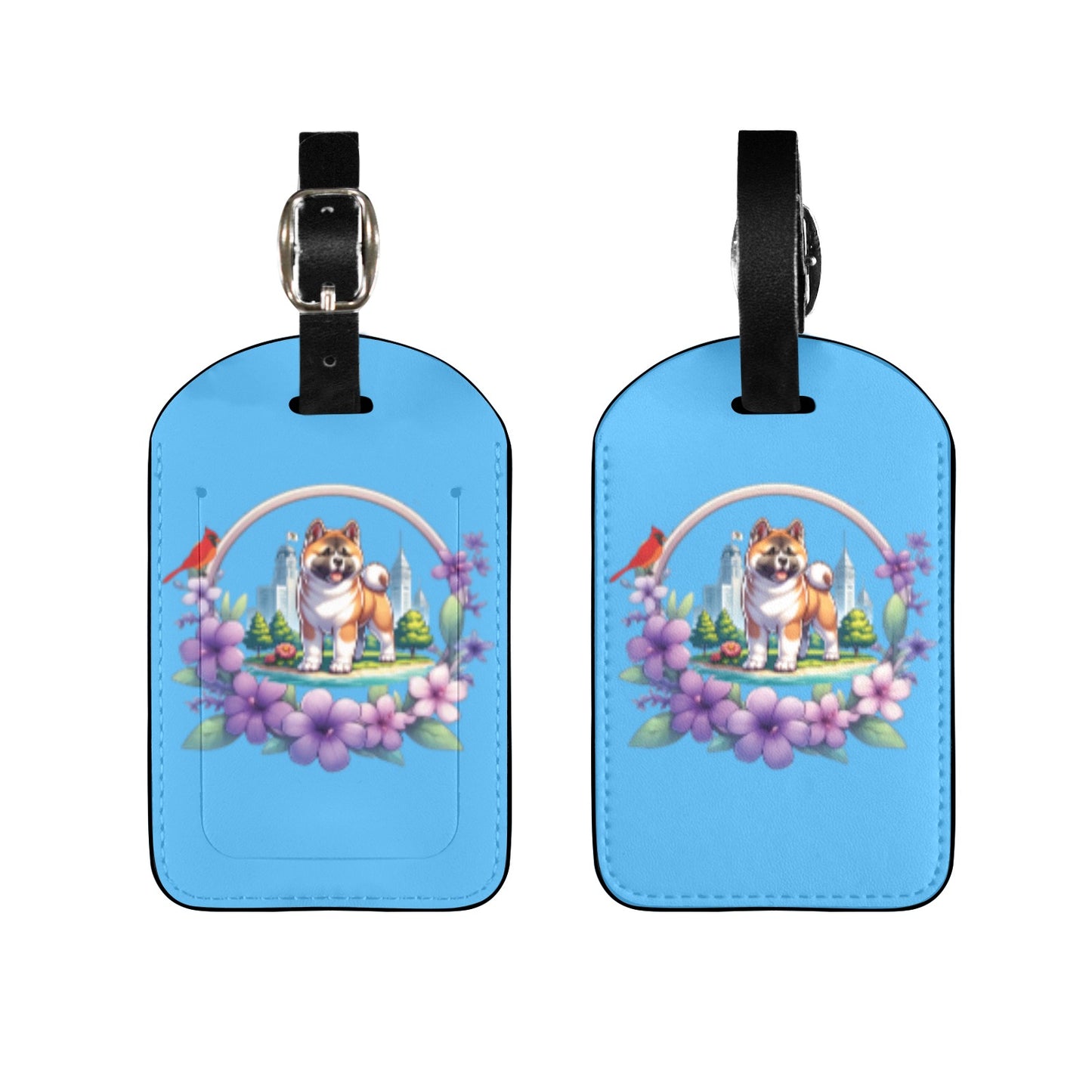 IL Akita Luggage Tag