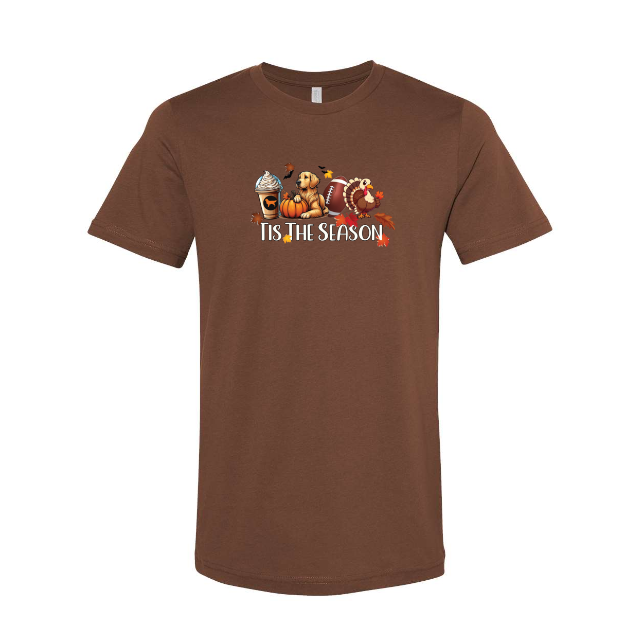 Golden Tis The Season Fall Unisex Short Sleeve Jersey Tee