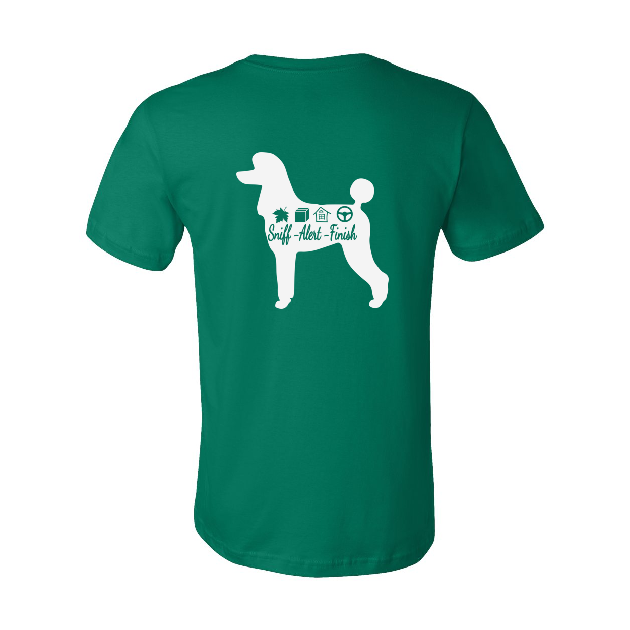 Scent Poodle 2 F/B Unisex Short Sleeve Jersey Tee