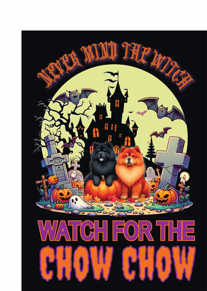 Halloween Non-Sporting Breed Garden Flags