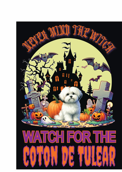 Halloween Non-Sporting Breed Garden Flags