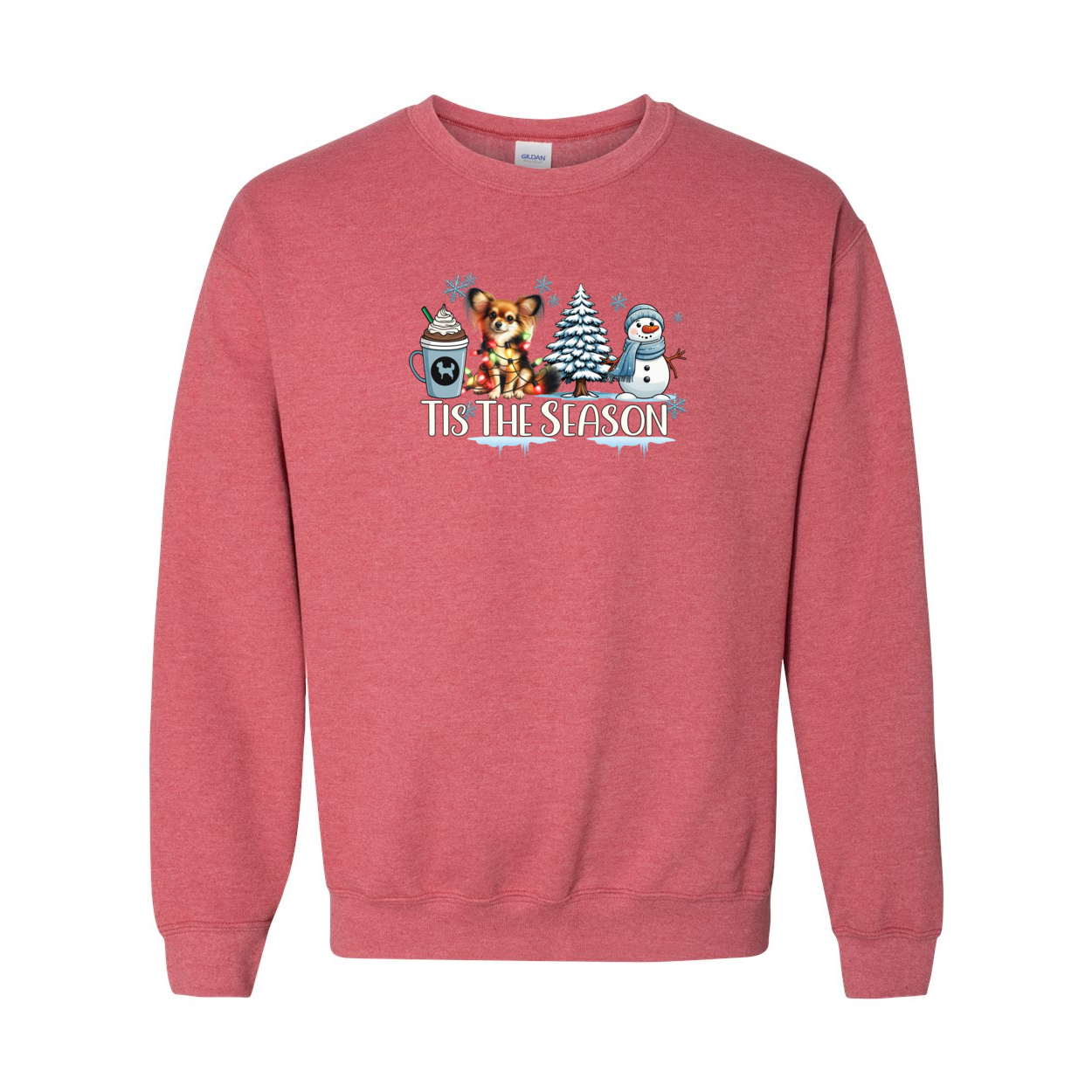 Russian Toy Tis The Season Winter Heavy Blend Crewneck Sweatshirt