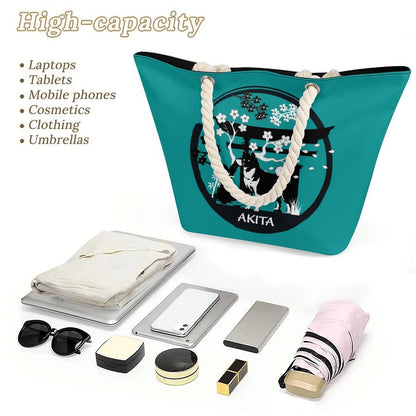 Custom Hemp Rope Tote Bag