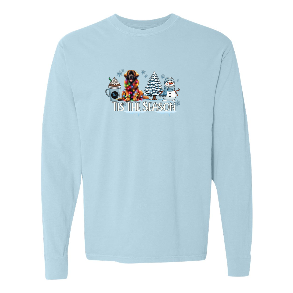 Leonberger Tis The Season Winter Long Sleeve T-Shirt