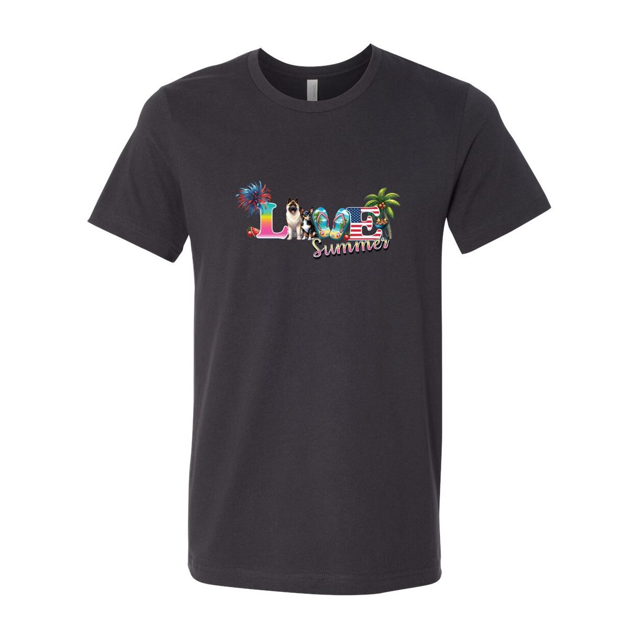 Summer Akita Rat T Unisex Short Sleeve Jersey Tee