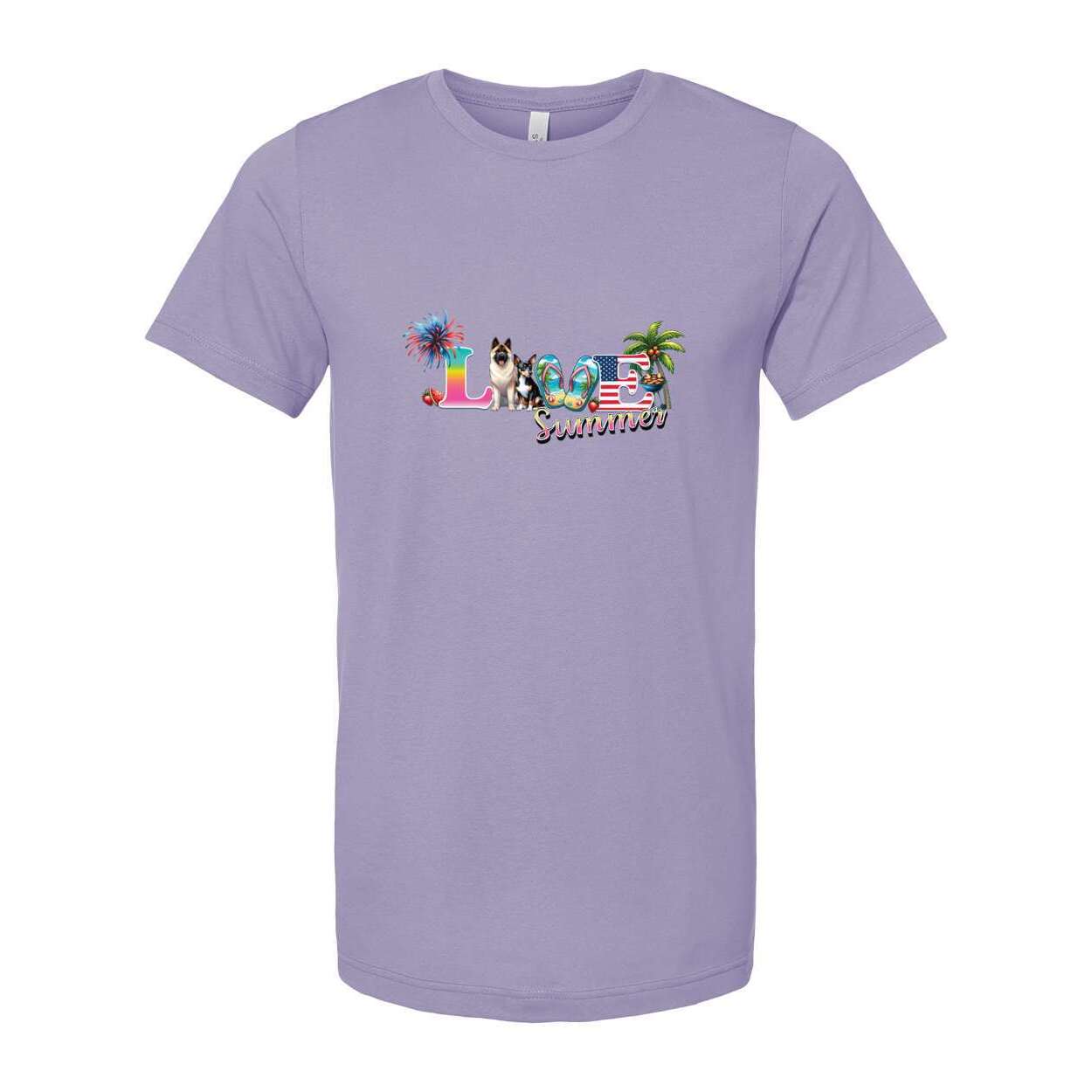 Summer Akita Rat T Unisex Short Sleeve Jersey Tee
