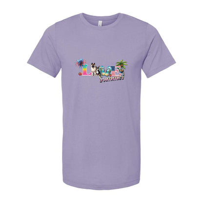 Summer Akita Rat T Unisex Short Sleeve Jersey Tee