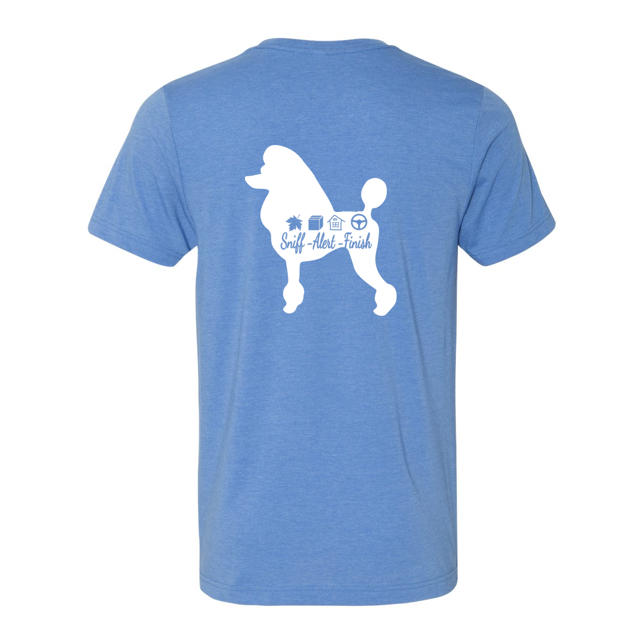 Scent Poodle Show Cut F/B Unisex Short Sleeve Jersey Tee