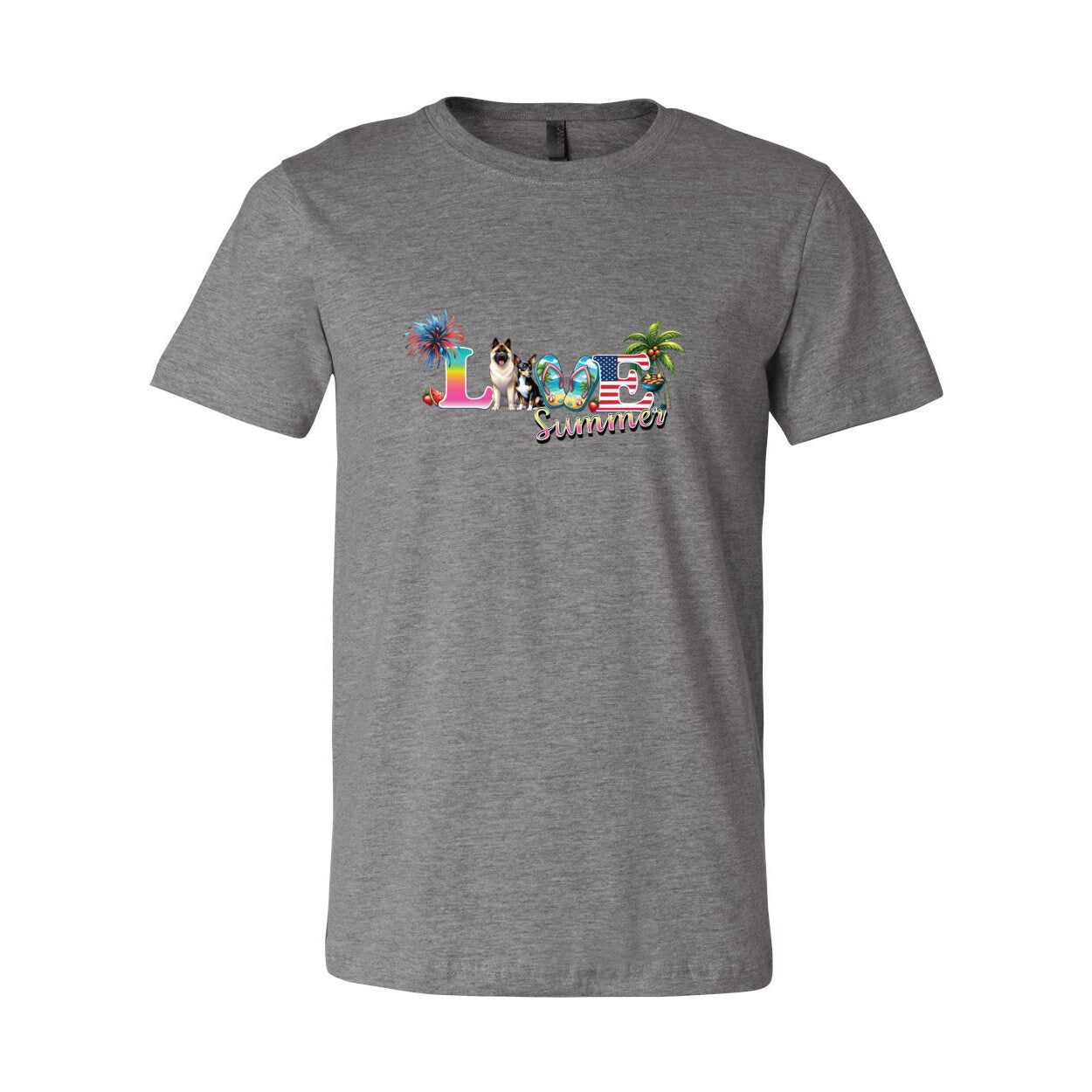 Summer Akita Rat T Unisex Short Sleeve Jersey Tee