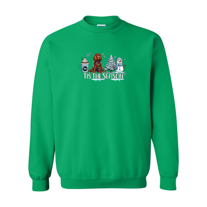 Sussex Tis The Season Winter Heavy Blend Crewneck Sweatshirt