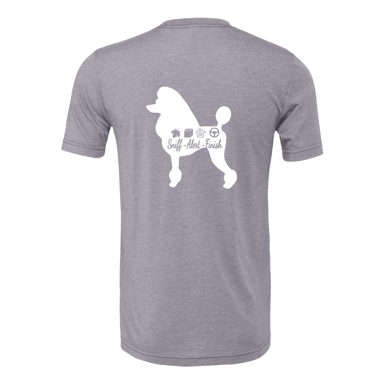 Scent Poodle Show Cut F/B Unisex Short Sleeve Jersey Tee