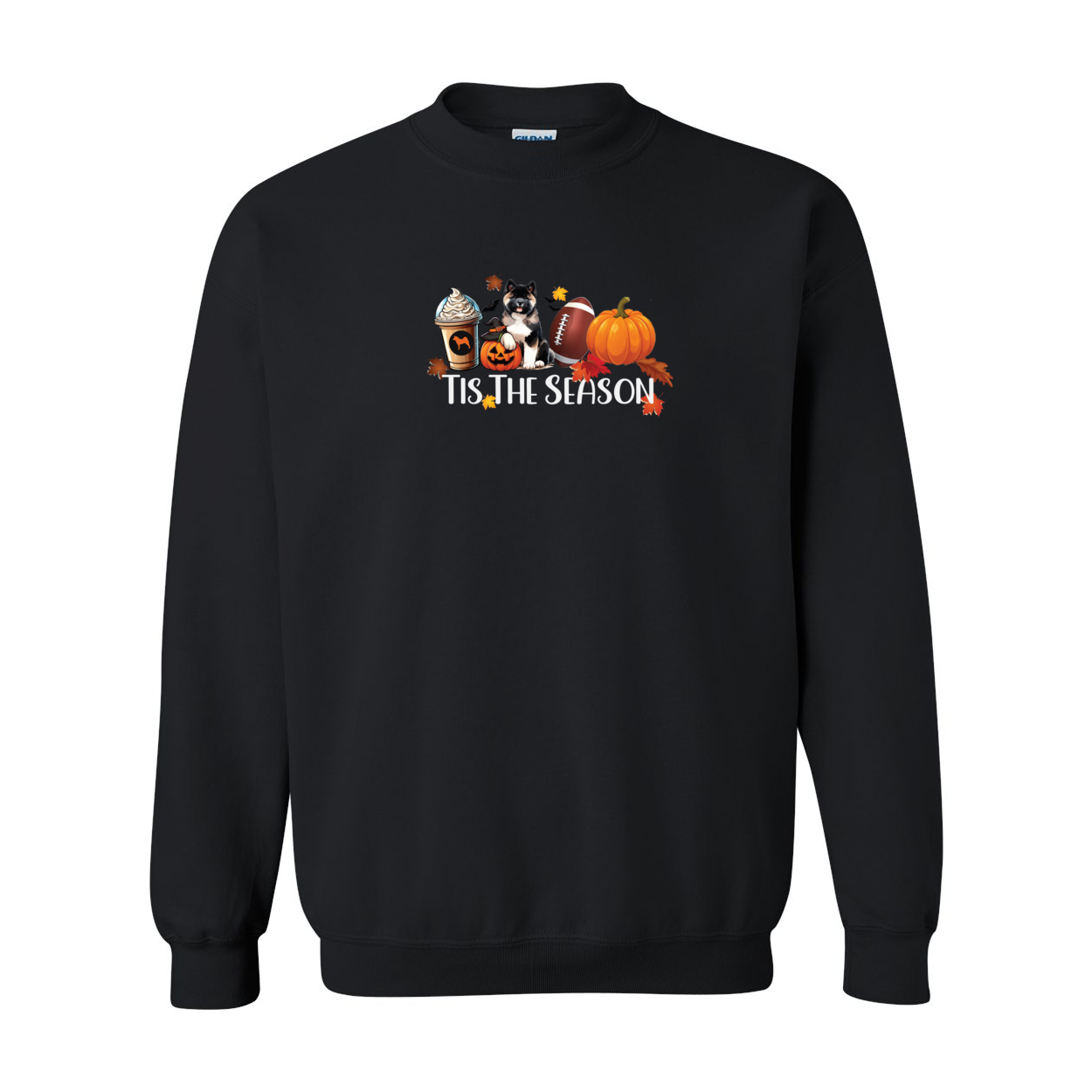 Akita Tis The Season Pumpkin Gildan Sweatshirt