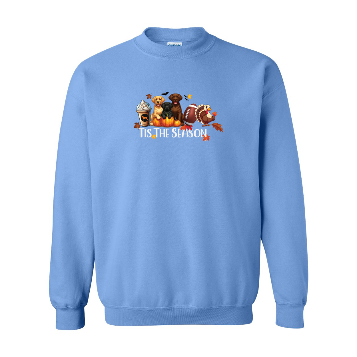 Labrador Tis The Season Fall Heavy Blend Crewneck Sweatshirt