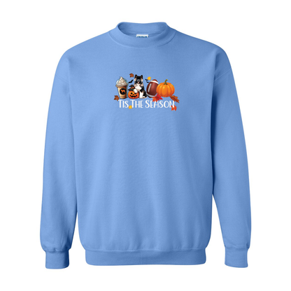 Akita Tis The Season Pumpkin Gildan Sweatshirt