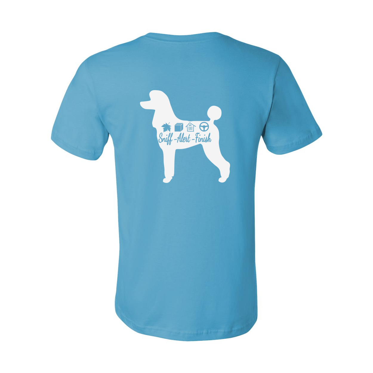 Scent Poodle 2 F/B Unisex Short Sleeve Jersey Tee