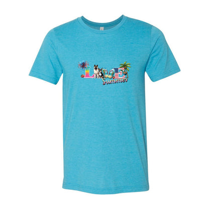 Summer Akita Rat T Unisex Short Sleeve Jersey Tee