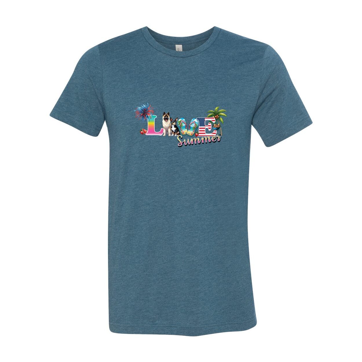Summer Akita Rat T Unisex Short Sleeve Jersey Tee