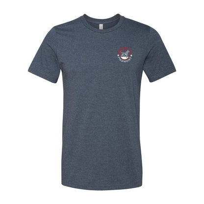 Dal Club Front Back Red White 3001 Unisex Short Sleeve Jersey Tee