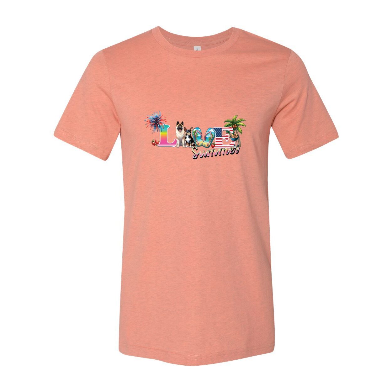 Summer Akita Rat T Unisex Short Sleeve Jersey Tee