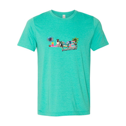 Summer Akita Rat T Unisex Short Sleeve Jersey Tee