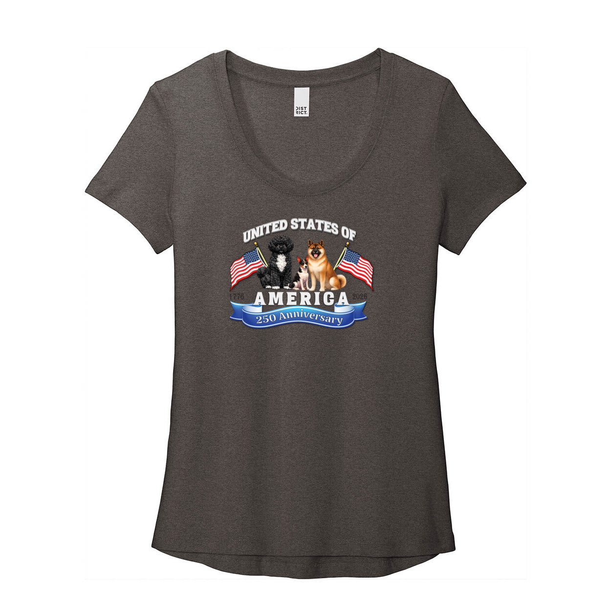 Tina 250 DT7501 District ® Women’s Flex Scoop Neck Tee