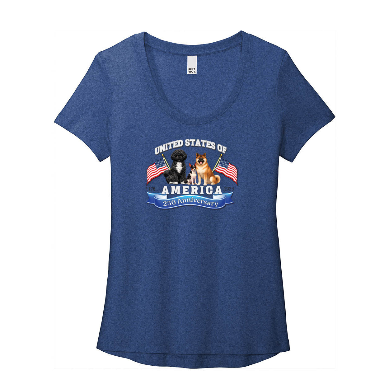 Tina 250 DT7501 District ® Women’s Flex Scoop Neck Tee