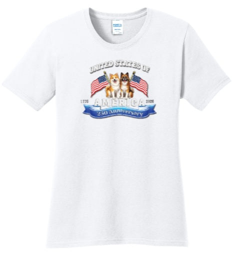 America 250 Celebration Women Tshirt LPC54